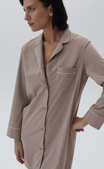 Рубашка-туника домашняя женская розовый (60597) фото