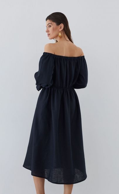 Платье летнее женское чёрный (61855-3) фото