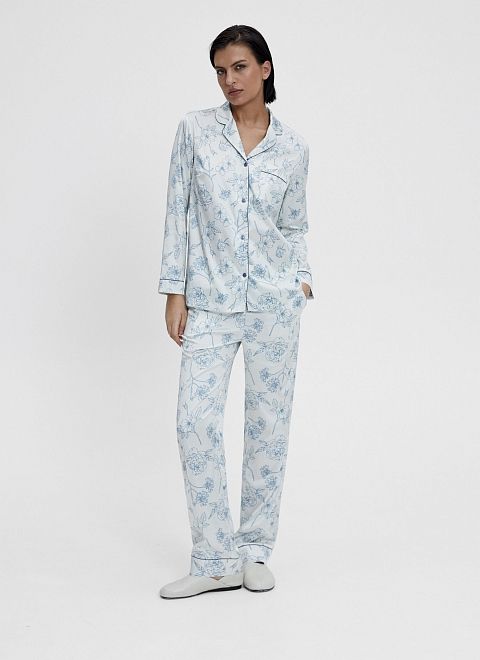 Пижама с брюками фото