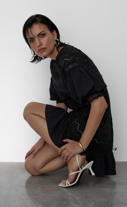 Платье женское чёрный (55478-3) фото