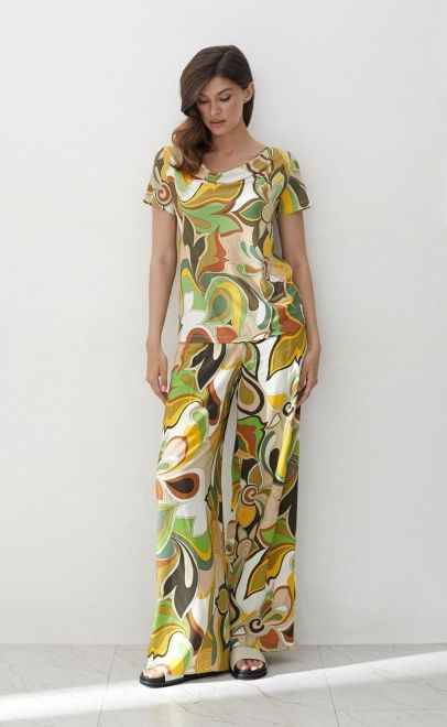 Топ летний женский зелёный (56518-3) фото