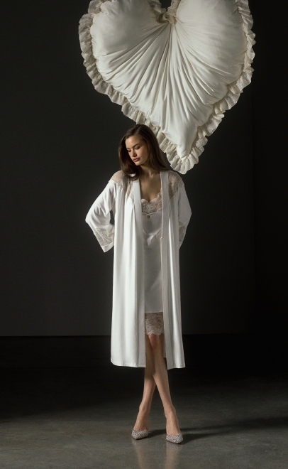 Ночная сорочка женская молочный (52173) фото