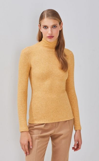 Водолазка женская бледно-золотой (51990-1) фото