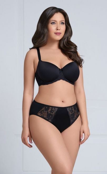Бюстгальтер с плотной чашкой чёрный (L11-01-1) фото