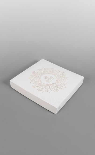 Подарочная коробка под трусики молочный (Коробка под трусы) фото