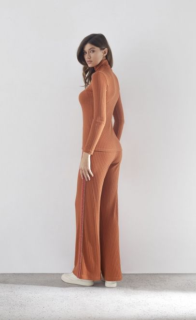Брюки женские терракотовый (30495-1) фото