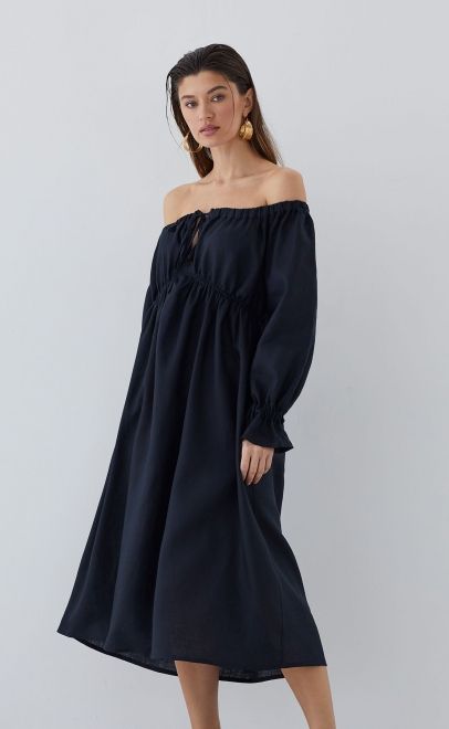 Платье летнее женское чёрный (61855-3) фото