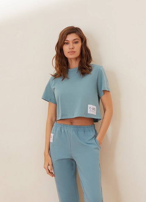 Футболка женская из хлопка фото