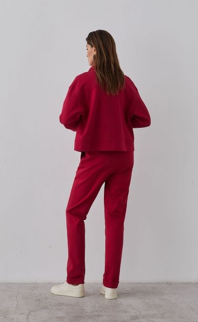 Жакет женский пурпурно-красный (61762-3) фото