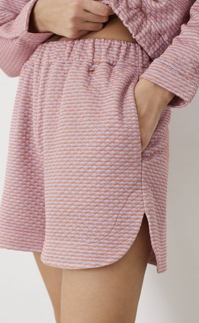 Шорты женские розовый (30532) фото