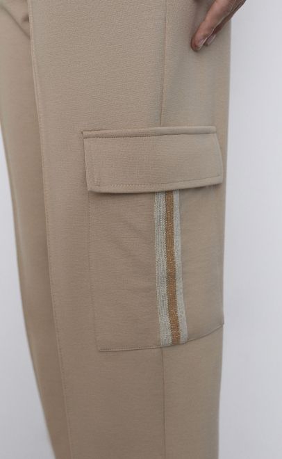 Брюки женские бежевый (30505-2) фото