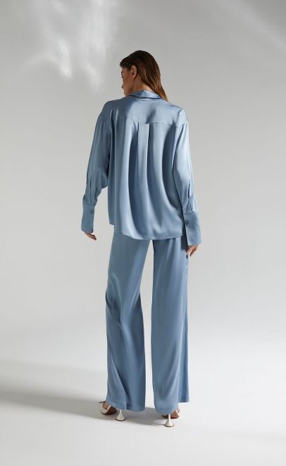 Рубашка женская туманный голубой (61810-3) фото