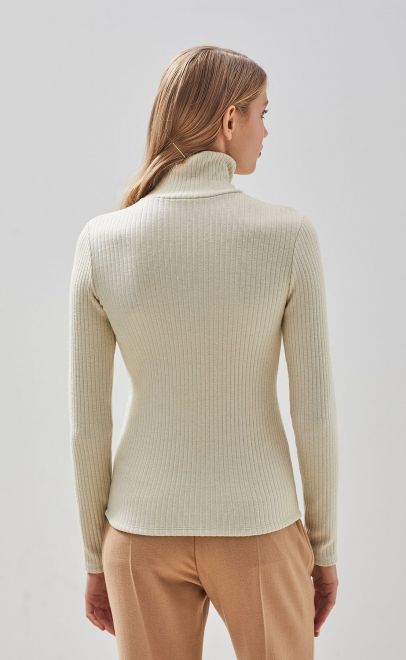 Водолазка женская холодный бежевый (51990-5) фото