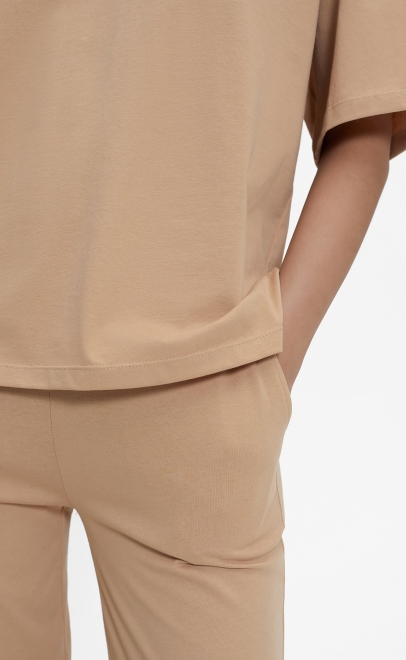 Пижама с брюками женская светло-бежевый (55515-10) фото
