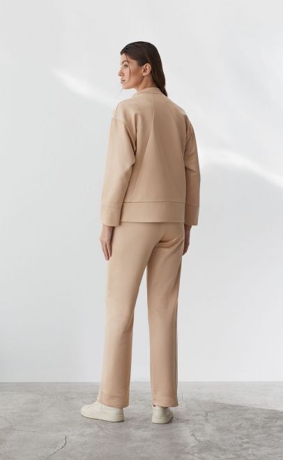 Толстовка летняя женская бежевый металлик (30555-1) фото