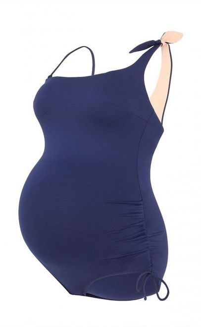 Cache Coeur Купальник для беременных тёмно-синий (BM184) фото