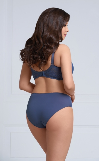 Бюстгальтер с плотной чашкой серо-голубой (L11-01-4) фото