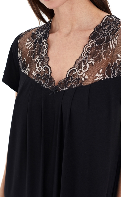 Сорочка женская из вискозы чёрный (51238-6) фото