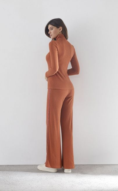 Водолазка женская терракотовый (30493-1) фото