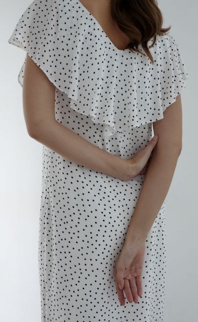 Платье летнее женское белый (56474-1) фото