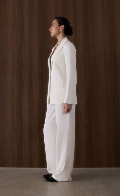 Брюки женские белый (62124-1) фото