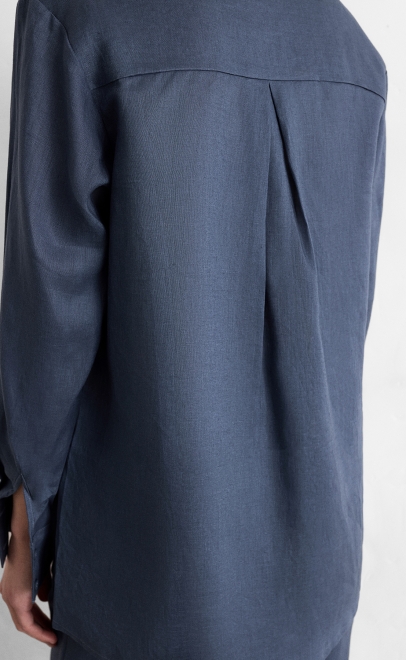 Рубашка женская джинсовый (62112-2) фото