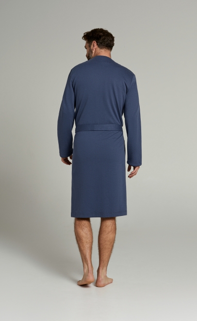 Халат мужской сине-голубой (30471-3) фото