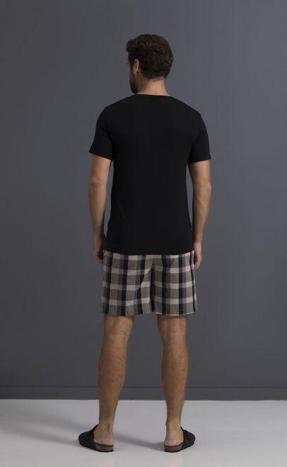 Пижама мужская с шортами  (51957) фото