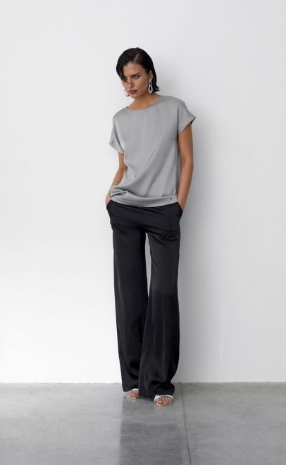 Топ женский светло-серый (61830-2) фото