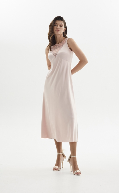 Сорочка женская с кружевом  (60556-4) фото