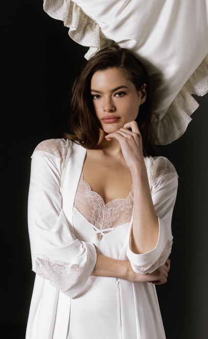 Ночная сорочка женская молочный (52173) фото