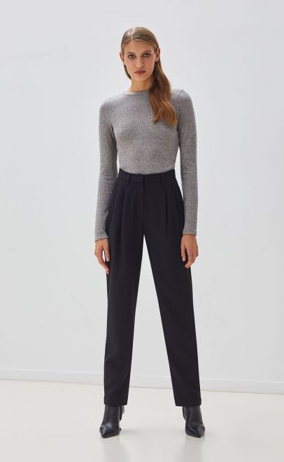 Лонгслив женский серый (51991-4) фото