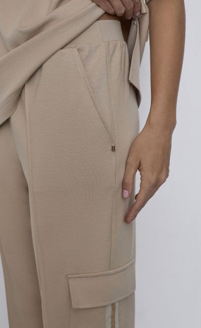 Брюки женские бежевый (30505-2) фото