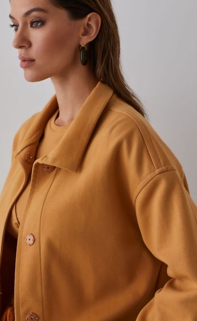 Жакет женский бледно-золотой (61762-1) фото