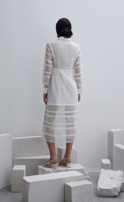 Платье женское белый (61943-1) фото