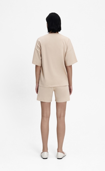 Пижама с шортами женская бежевый (55512-7) фото