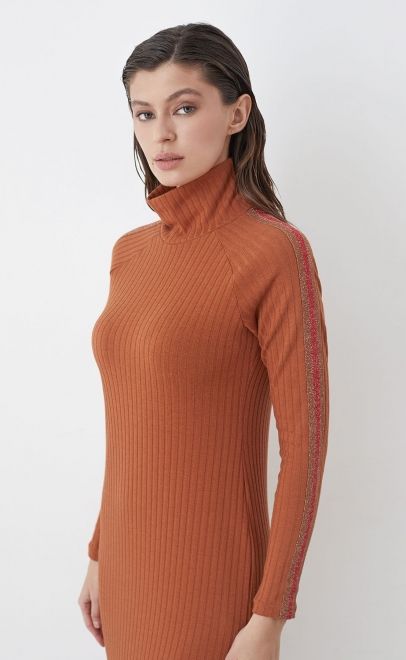 Платье женское терракотовый (30496-1) фото
