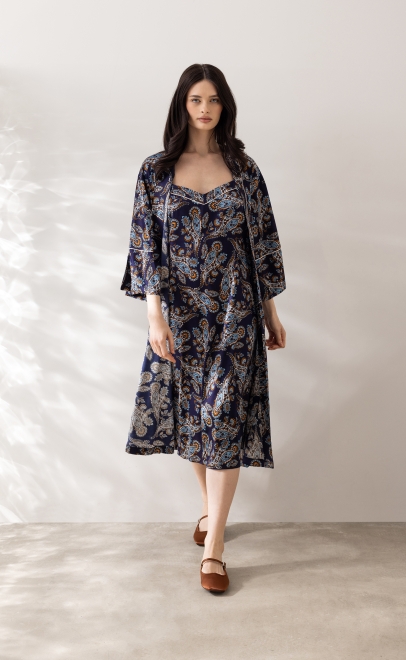 Ночная сорочка женская синий (62144) фото