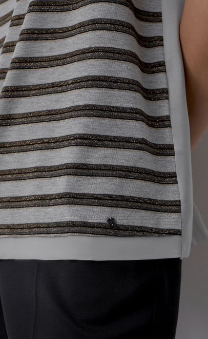 Топ женский светло-серый (56496-2) фото