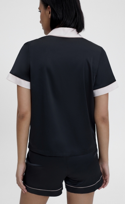 Пижама с шортами чёрный (60584) фото