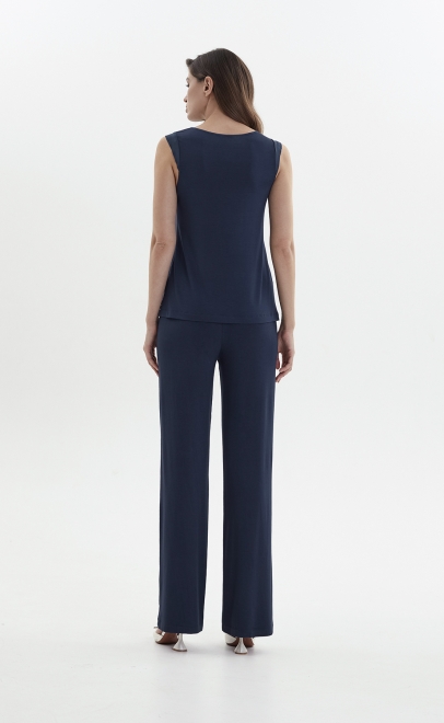 Пижама с брюками полуночный синий (52047-1) фото