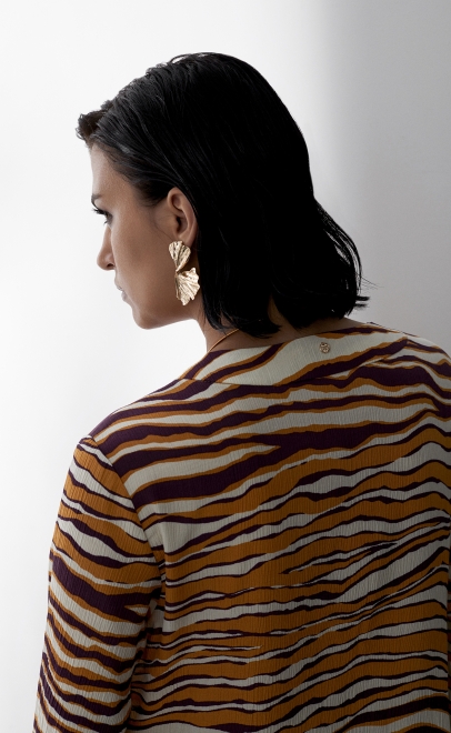 Платье женское оранжево-бордовый (61950-1) фото