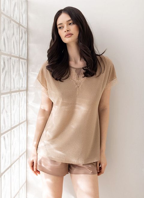 Пижама с шортами женская фото