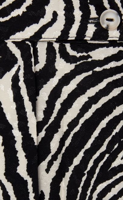 Брюки летние женские зебра жаккард (56455) фото