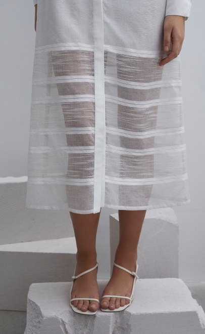 Платье женское белый (61943-1) фото