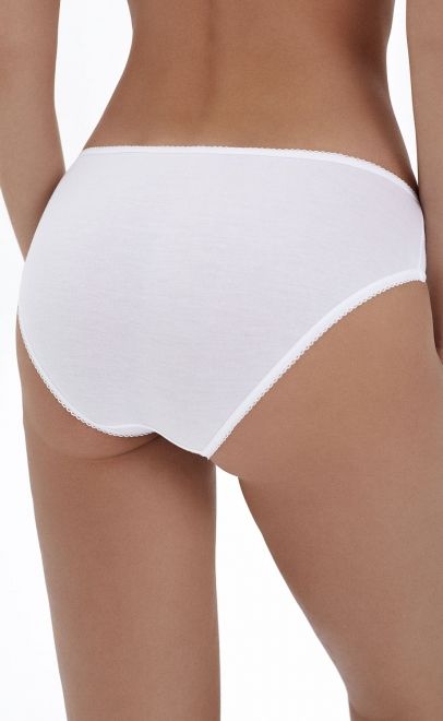 Трусики слип женские белый (M-212-3) фото
