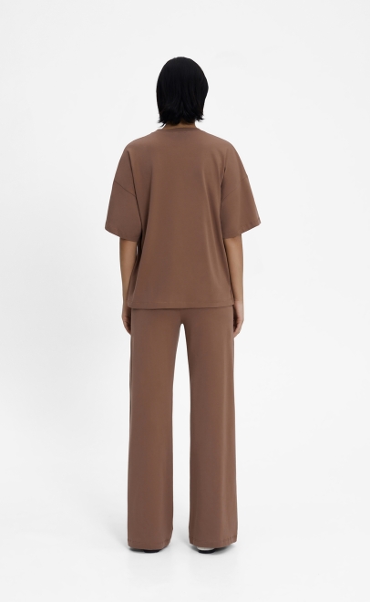 Пижама с брюками женская кофе (55515-2) фото