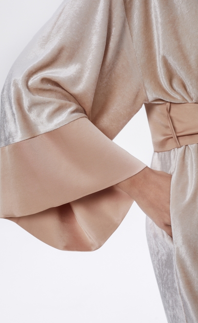 Халат домашний женский топлёное молоко (20452) фото