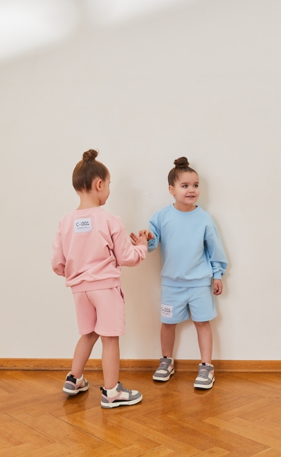 Шорты для девочки голубой (30449-2) фото