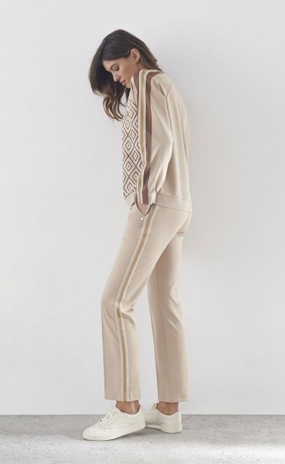Брюки женские бежевый (30506-2) фото